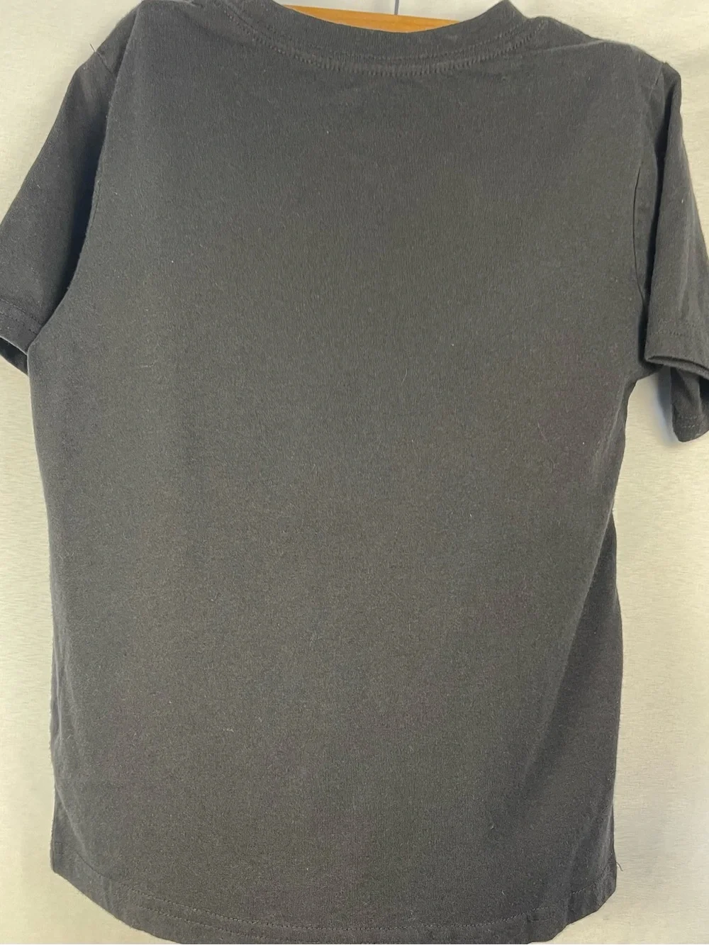 Marvel Black Tee with White Logo Print